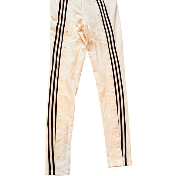 Adidas Ivy Park Beyoncé Cream Burgundy Track Pants unisex size M - Picture 2 of 8